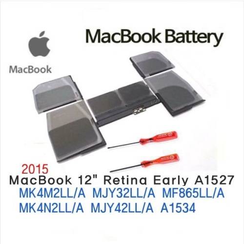 OEM Laptop battery for Macbook Retina 12 inch A1527 A1534 [Early 2015 Version] MF865LL/A MF855LL/A M