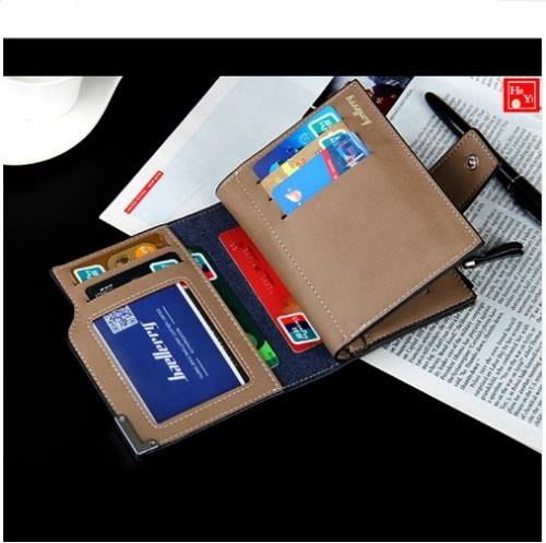 Genuine Leather Wallet - Cowhide - Black
