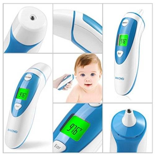 Digital Medical Infrared Forehead and Ear Thermometer for Baby ,Kids and Adults - Fever Indicator