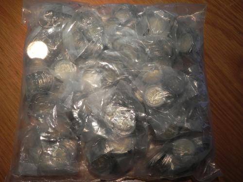 400 X 2011 90th BIRTHDAY ANNIVERARY COINS, SEALED BAG