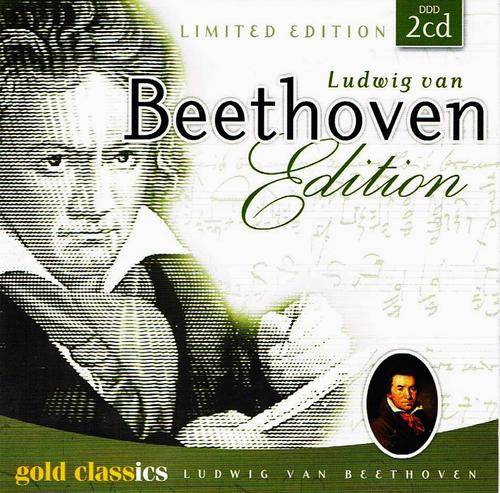 VARIOUS ARTISTS: LUDWIG VAN BEETHOVEN EDITION - E.U. GOLD CLASSICS pressing, LIMITED EDITION 2CD
