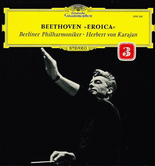 BERLINER PHILHARMONIKER: HERBERT VON KARAJAN - BEETHOVEN: SYMPHONIE NR. 3 'EROICA' - German DG LP
