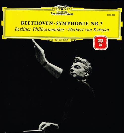 BERLINER PHILHARMONIKER: HERBERT VON KARAJAN - BEETHOVEN: SYMPHONIE NR. 7 - German DG pressing LP