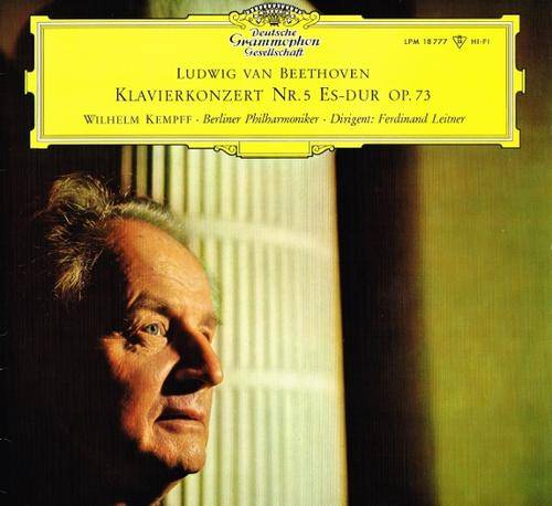 WILHELM KEMPFF, BP: FERDINAND LEITNER - BEETHOVEN: KLAVIERKONZERT NR. 5 ES-DUR OP. 73 - DG Mono LP