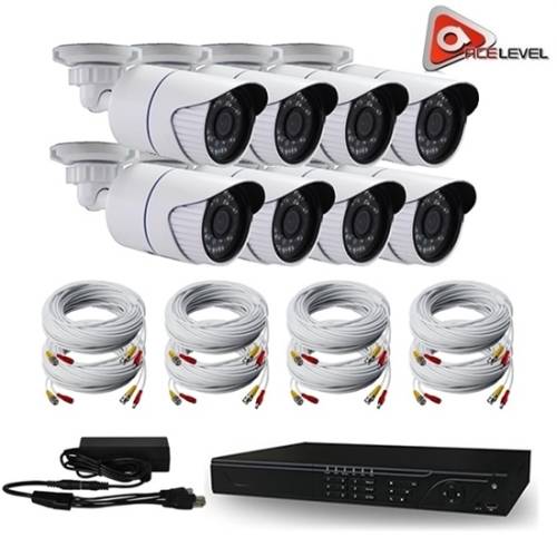 8 Channel AHD Kit with 2mp Plastic Camera