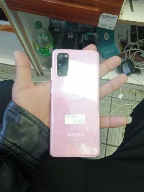 Samsung S20 Duel Sim card Pink in clour