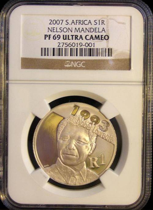 2007 Nelson Mandela Proof 69 Ultra Cameo