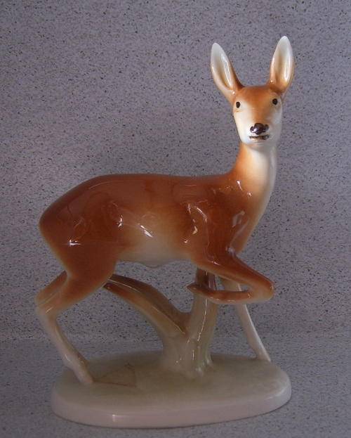 Royal Dux Figure of a deer
