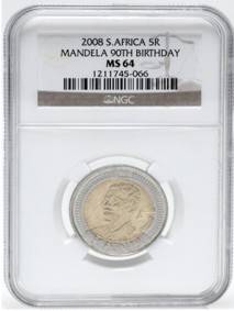 ** Mandela 90th ngc grade MS64 **