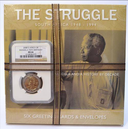 Gift set - Mandela MS66 plus Struggle Greeting Cards