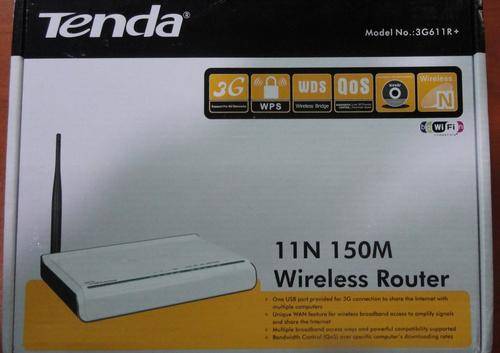 Tenda 11N 150M Wireless Router - 3G611R+