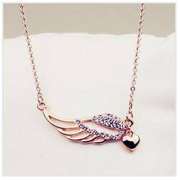 18k Gold Plated Angel Wings Necklace