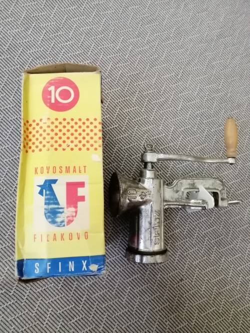 Antique SFINX Meat Grinder No10 with Original box