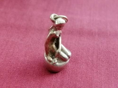 Designer Denmark HS Sterling Silver Little Mermaid Charm