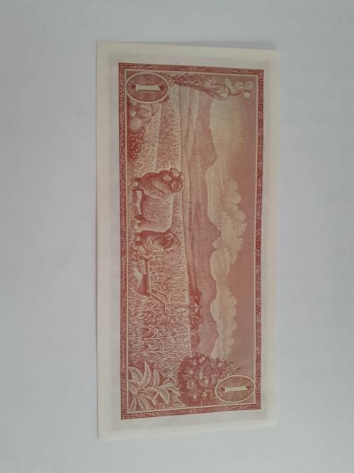 South Africa Reserve Bank One Rand Note TW de Jongh