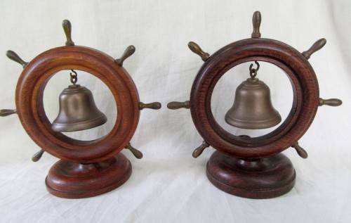 COLLECTIBLE MV BLOEMFONTEIN CASTLE SHIPS GONGS X 2 IN VGC WOW!!!!