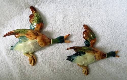 SET PERFECT BESWICK MALLARD GEESE RETRO WALL PLAQUES~PLUS LARGE ONE FOR FREE!!!