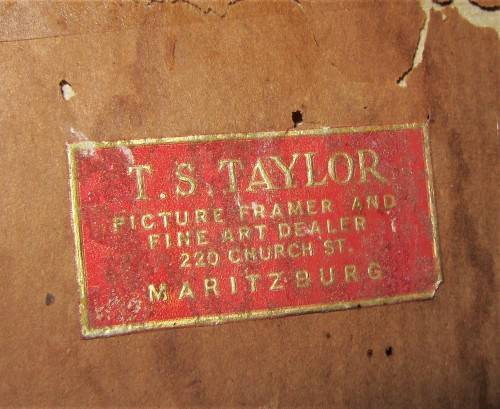 GENUINE VINTAGE 1948 TRETCHIKOFF PRINT LOST ORCHID IN ORIGINAL FRAME VGC