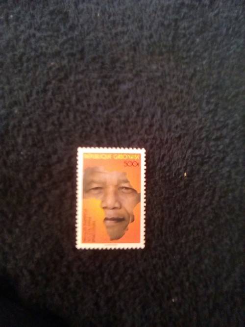 CRAZY ZERO START!!!! $$ All must GO!  - 1994 MANDELA GABON STAMP