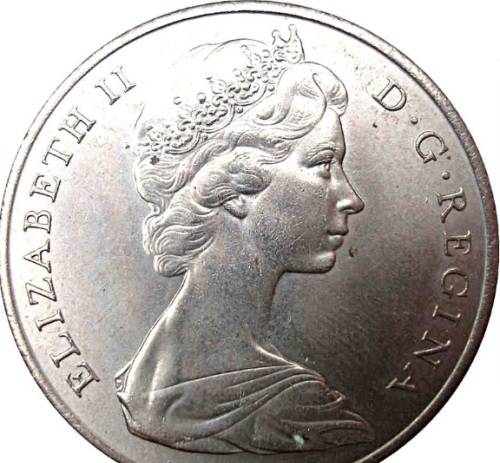 CRAZY ZERO START!!!! $$ All must GO!- GREAT BRITAIN - 1967 1 Crown - Elizabeth II 2nd portrait