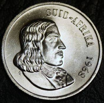 CRAZY! $$$ R1 START! $$$$ - Silver R1  UNC 1968 AFRIKAANS
