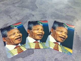 Start at Zero! $$ Clearance $$ All must GO! $$ MANDELA limited edition used phone card USA 1994