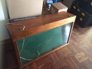 Lovely Coin display Cabinets with lightfittings and glass swing door lockable 1000x600x230mm lot 4