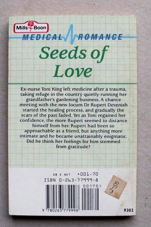 Mills & Boon: SEEDS OF LOVE by Margaret O'Neill