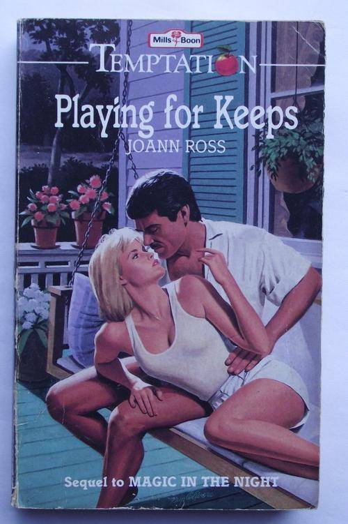 MILLS & BOON: PLAYING FOR KEEPS: Temptation (good cond.)