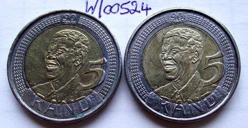 2008 R5 Coin: Mandela's 90th Bithday Coin x 2 (One bid for both coins)