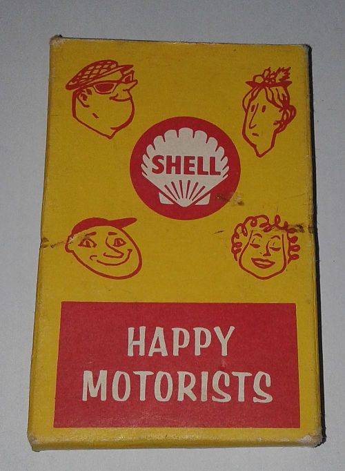 Vintage Shell Card Game - Happy Motorists