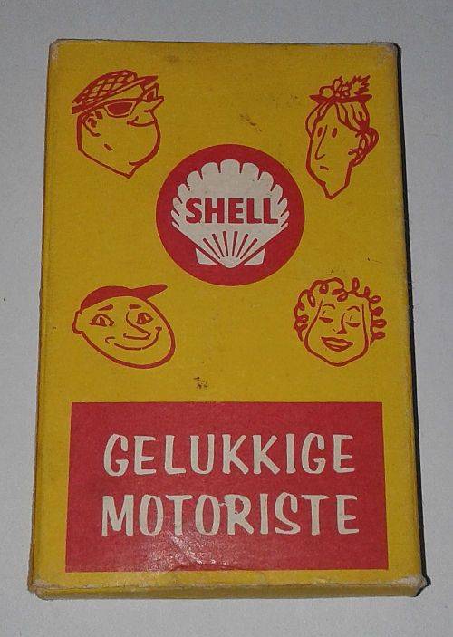 Vintage Shell Card Game - Happy Motorists