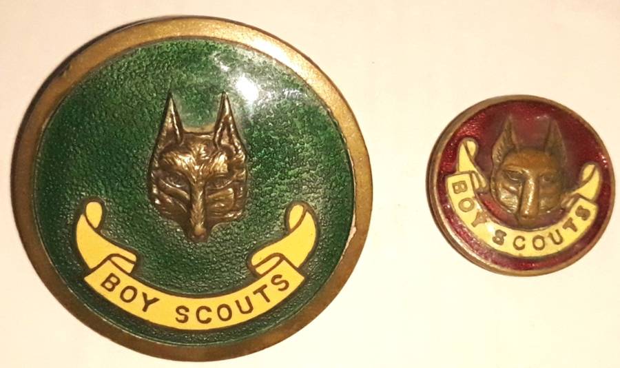 Vintage Boy Scouts Club Master and Assistant Club Master Badges
