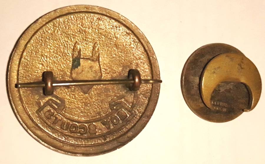 Vintage Boy Scouts Club Master and Assistant Club Master Badges