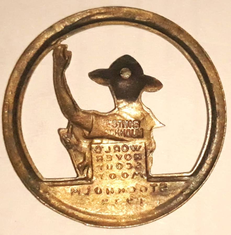 1935 World Rover Scout Moot Stockholm Sweden Participation Badge