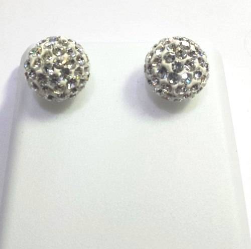 925 STERLING SILVER GLITTERBALL STUDS
