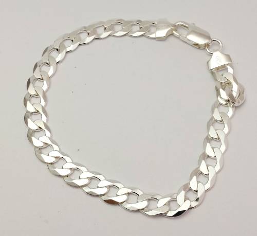 *MENS BRACELET* NEW* 925 STERLING SILVER - 22CM