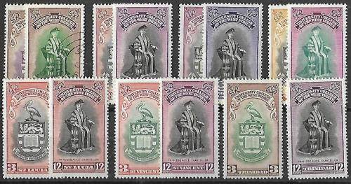 Omnibus issues - 1951 university college West Indies selection (7 countries)