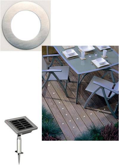 Micromark Stainless Steel Deck Light Kit (pack of 4)