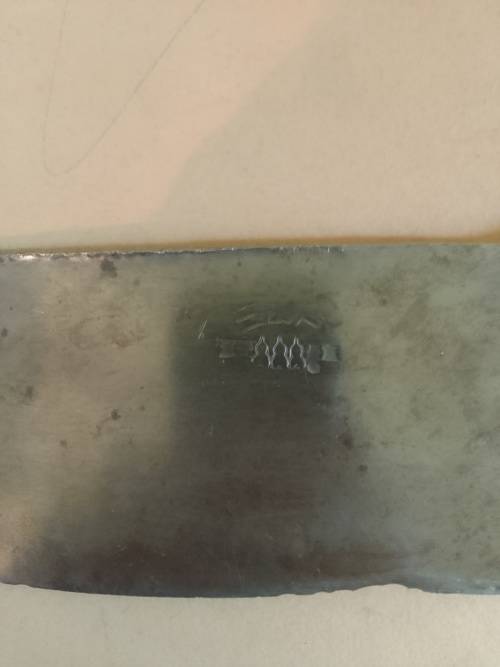 Antique Forged Carbon Steel Meat Clever