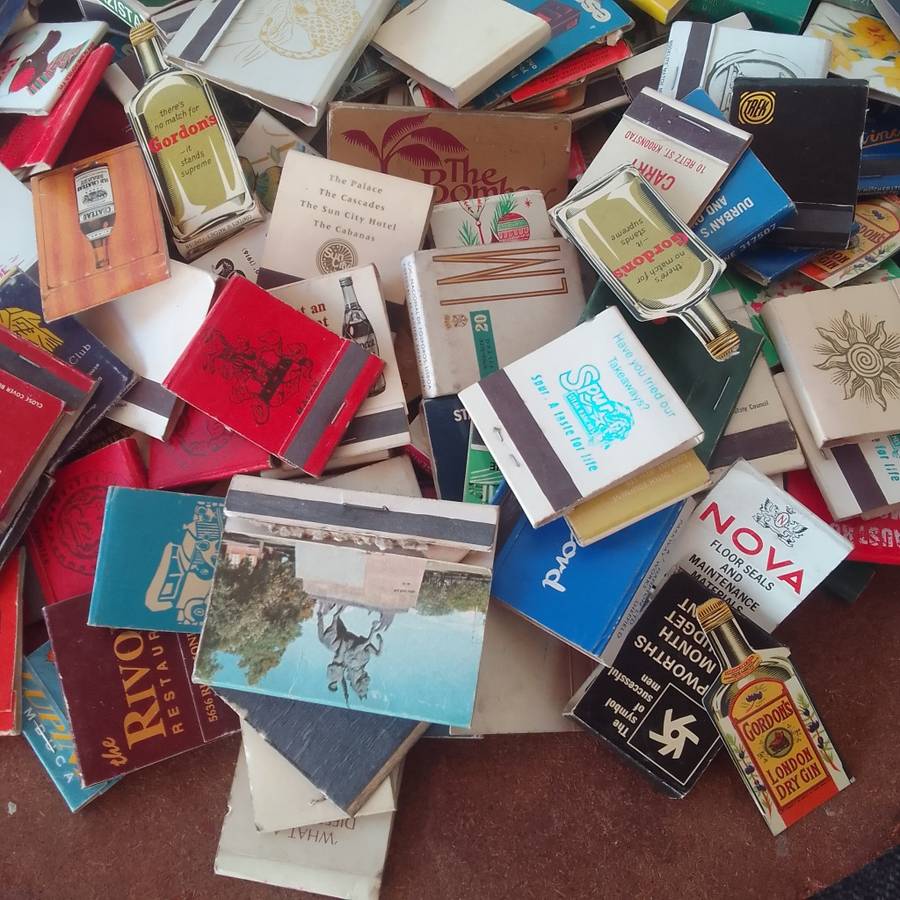 Massive lot over 200 collectable matchboxes from over the world