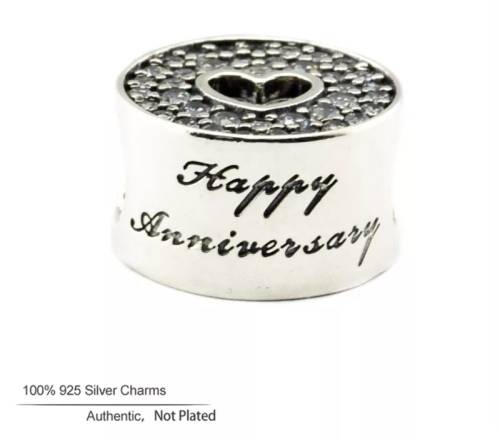 925 Sterling Silver Anniversary Charm