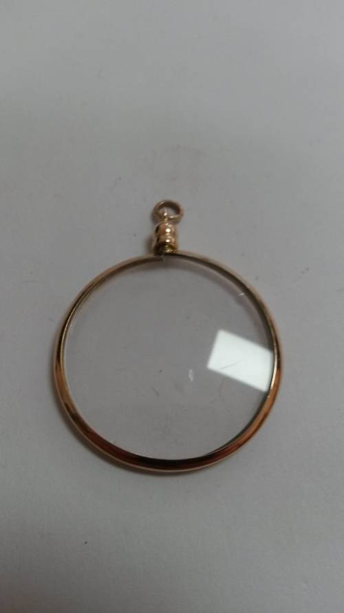 9CT GOLD ANTIQUE PHOTO FRAME/LOCKET