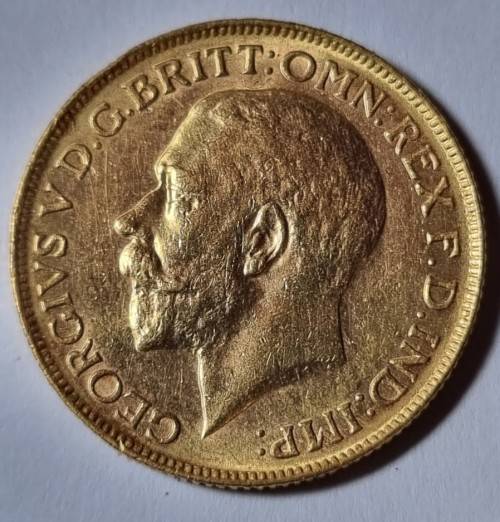 1927 GOLD FULL SOVEREIGN KING GEORGE