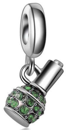 925 Silver Nail Polish Charm