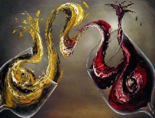 Oil painting (Its a celebration) 60cm x 90cm (very big)