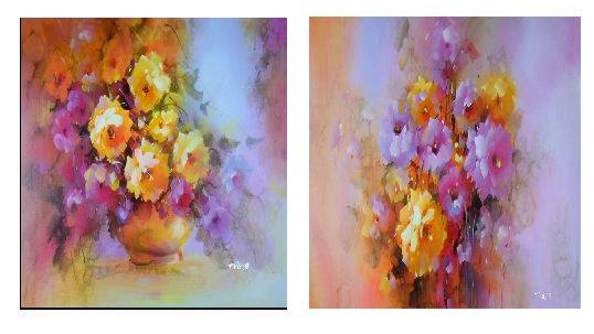 Set of two Oil paintings 60cm x 50cm (Starting at R1 !!!!!!!!)
