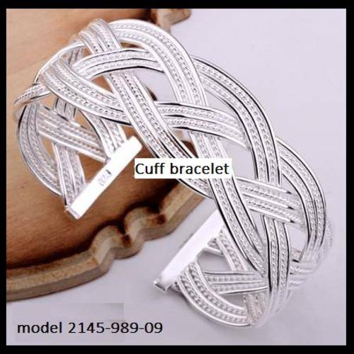 BEYOND STUNNING!!!! 925 STERLING SILVER STAMPED CUFF BRACELET