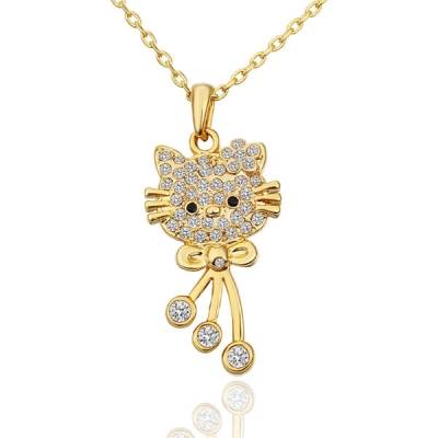 18K GOLD PLATED NECKLACE WITH AUSTRIAN CRYSTALS***350.00 VALUE***