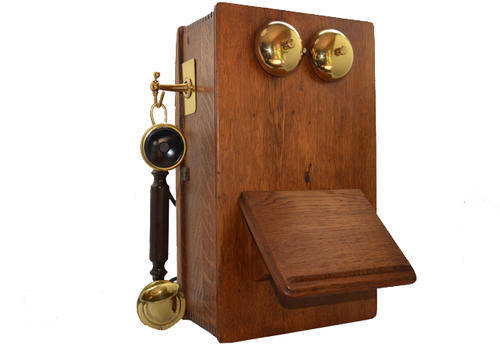 Oak Vintage Telephone